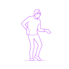 Pop Culture Actors Actresses Jeff Goldblum Outline Icon Svg Set, Free Vectors File